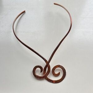 Copper Swirl necklace